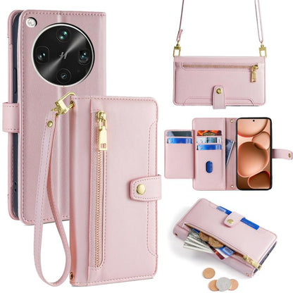 Sheep Texture Cross-body Zipper Wallet Leather Phone Case, For OPPO Find X8s 5G, For OPPO Find X8 Ultra 5G, For OPPO Reno13 F 5G / 4G, For OPPO A3 5G India