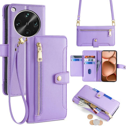 Sheep Texture Cross-body Zipper Wallet Leather Phone Case, For OPPO Find X8s 5G, For OPPO Find X8 Ultra 5G, For OPPO Reno13 F 5G / 4G, For OPPO A3 5G India