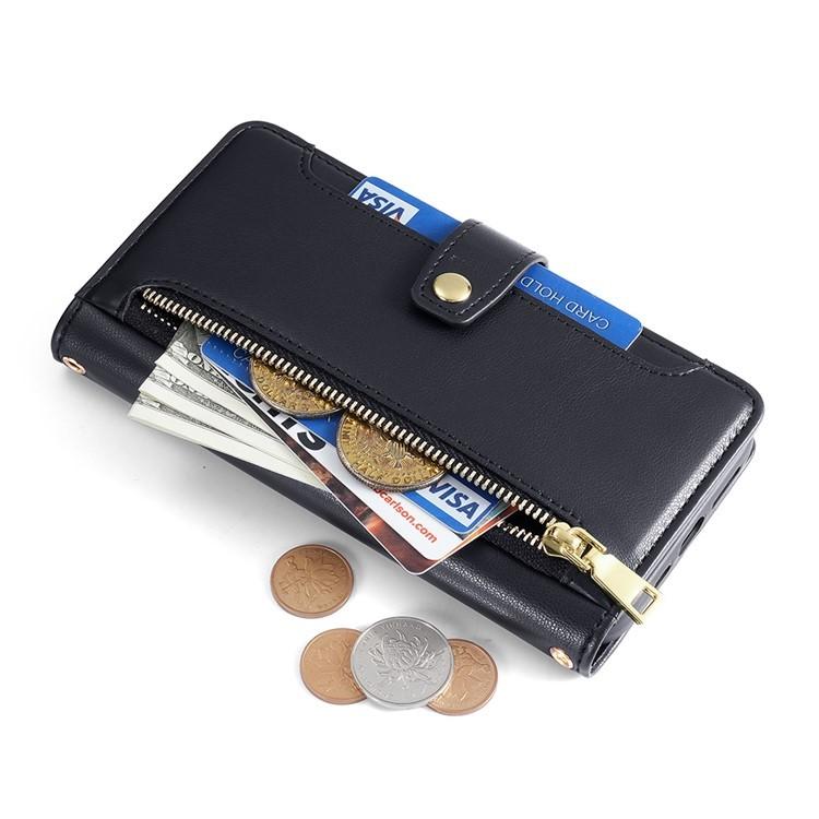 Sheep Texture Cross-body Zipper Wallet Leather Phone Case, For OPPO A5 5G 2025 Global, For OPPO Reno14 Pro 5G, For OPPO Reno14 5G, For OPPO Find X8s+ 5G