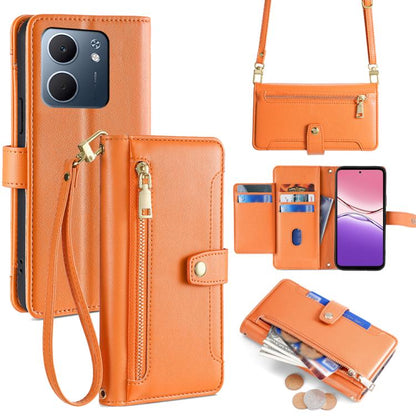 Sheep Texture Cross-body Zipper Wallet Leather Phone Case, For OPPO Find X9 Pro 5G, For OPPO K13 Turbo Pro 5G, For OPPO Reno14 F 5G, For OPPO A5x 5G Global