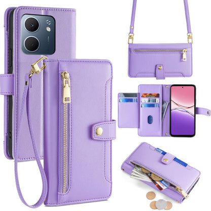 Sheep Texture Cross-body Zipper Wallet Leather Phone Case, For OPPO Find X9 Pro 5G, For OPPO K13 Turbo Pro 5G, For OPPO Reno14 F 5G, For OPPO A5x 5G Global