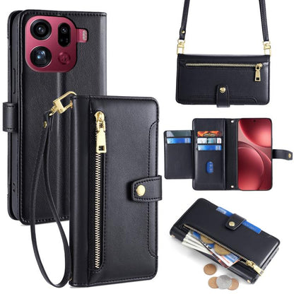 Sheep Texture Cross-body Zipper Wallet Leather Phone Case, For OPPO Find X9 Pro 5G, For OPPO K13 Turbo Pro 5G, For OPPO Reno14 F 5G, For OPPO A5x 5G Global