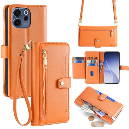 Sheep Texture Cross-body Zipper Wallet Leather Phone Case, For OPPO Find X9s Pro 5G, For OPPO Find X9 Ultra 5G, For OPPO A6s 4G, For OPPO Reno15 F 5G