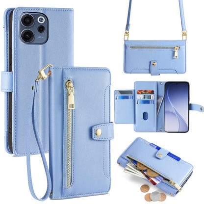 Sheep Texture Cross-body Zipper Wallet Leather Phone Case, For OPPO Find X9s Pro 5G, For OPPO Find X9 Ultra 5G, For OPPO A6s 4G, For OPPO Reno15 F 5G