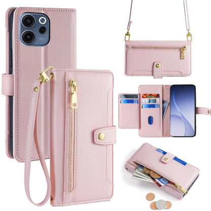 Sheep Texture Cross-body Zipper Wallet Leather Phone Case, For OPPO Find X9s Pro 5G, For OPPO Find X9 Ultra 5G, For OPPO A6s 4G, For OPPO Reno15 F 5G