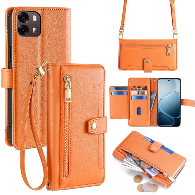Sheep Texture Cross-body Zipper Wallet Leather Phone Case, For OPPO Find X9s Pro 5G, For OPPO Find X9 Ultra 5G, For OPPO A6s 4G, For OPPO Reno15 F 5G