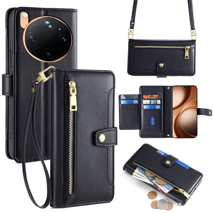 Sheep Texture Cross-body Zipper Wallet Leather Phone Case, For OPPO Find X9s Pro 5G, For OPPO Find X9 Ultra 5G, For OPPO A6s 4G, For OPPO Reno15 F 5G