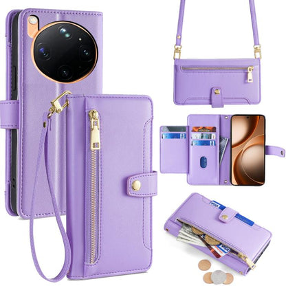 Sheep Texture Cross-body Zipper Wallet Leather Phone Case, For OPPO Find X9s Pro 5G, For OPPO Find X9 Ultra 5G, For OPPO A6s 4G, For OPPO Reno15 F 5G