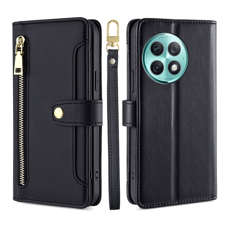 Sheep Texture Cross-body Zipper Wallet Leather Phone Case, For OnePlus Nord CE 4 Lite 5G, For OnePlus Ace 3V 5G, For OnePlus Nord CE4, For OnePlus Ace 2 Pro