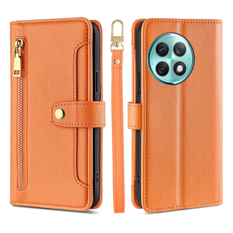 Sheep Texture Cross-body Zipper Wallet Leather Phone Case, For OnePlus Nord CE 4 Lite 5G, For OnePlus Ace 3V 5G, For OnePlus Nord CE4, For OnePlus Ace 2 Pro