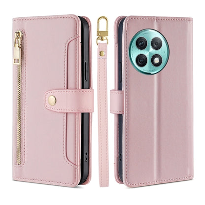 Sheep Texture Cross-body Zipper Wallet Leather Phone Case, For OnePlus Nord CE 4 Lite 5G, For OnePlus Ace 3V 5G, For OnePlus Nord CE4, For OnePlus Ace 2 Pro