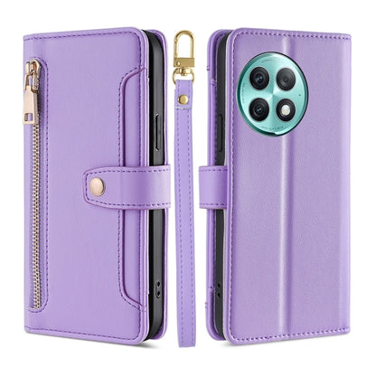 Sheep Texture Cross-body Zipper Wallet Leather Phone Case, For OnePlus Nord CE 4 Lite 5G, For OnePlus Ace 3V 5G, For OnePlus Nord CE4, For OnePlus Ace 2 Pro