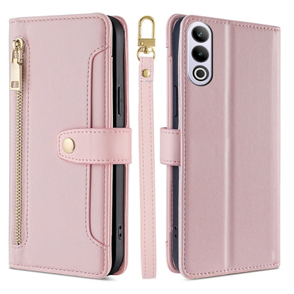 Sheep Texture Cross-body Zipper Wallet Leather Phone Case, For OnePlus Nord CE 4 Lite 5G, For OnePlus Ace 3V 5G, For OnePlus Nord CE4, For OnePlus Ace 2 Pro