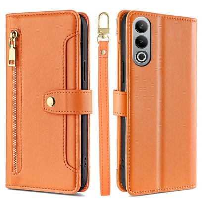 Sheep Texture Cross-body Zipper Wallet Leather Phone Case, For OnePlus Nord CE 4 Lite 5G, For OnePlus Ace 3V 5G, For OnePlus Nord CE4, For OnePlus Ace 2 Pro