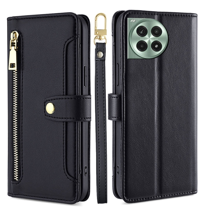 Sheep Texture Cross-body Zipper Wallet Leather Phone Case, For OnePlus Ace 5 Ultra / Nord 5, For OnePlus Ace 5 Racing / Nord CE5, For OnePlus Ace 5 / 5 Pro, For OnePlus Ace 3 Pro 5G