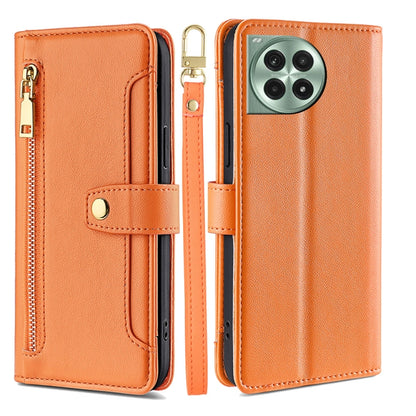 Sheep Texture Cross-body Zipper Wallet Leather Phone Case, For OnePlus Ace 5 Ultra / Nord 5, For OnePlus Ace 5 Racing / Nord CE5, For OnePlus Ace 5 / 5 Pro, For OnePlus Ace 3 Pro 5G