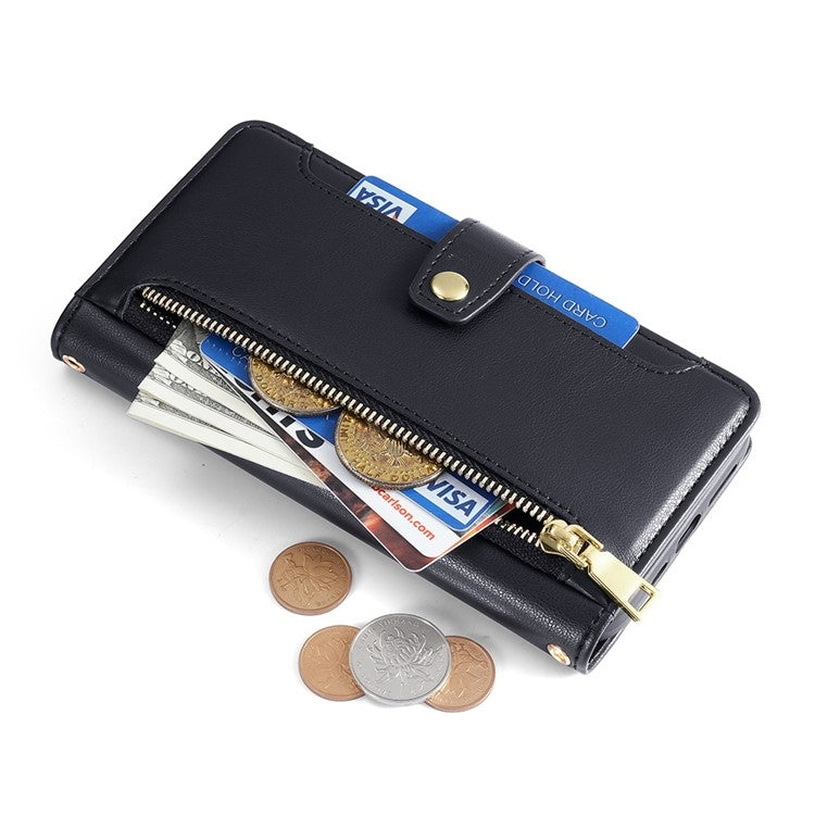 Sheep Texture Cross-body Zipper Wallet Leather Phone Case, For OnePlus Nord CE 4 Lite 5G, For OnePlus Ace 3V 5G, For OnePlus Nord CE4, For OnePlus Ace 2 Pro