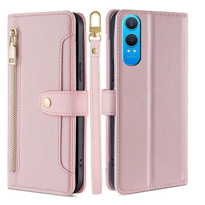 Sheep Texture Cross-body Zipper Wallet Leather Phone Case, For OnePlus Nord CE 4 Lite 5G, For OnePlus Ace 3V 5G, For OnePlus Nord CE4, For OnePlus Ace 2 Pro
