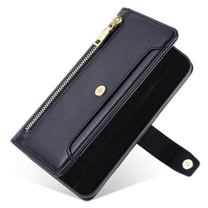 Sheep Texture Cross-body Zipper Wallet Leather Phone Case, For OnePlus Ace 5 Ultra / Nord 5, For OnePlus Ace 5 Racing / Nord CE5, For OnePlus Ace 5 / 5 Pro, For OnePlus Ace 3 Pro 5G