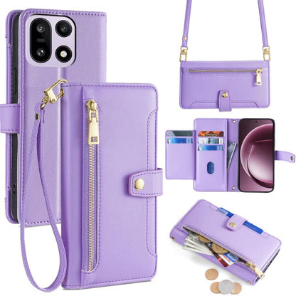 Sheep Texture Cross-body Zipper Wallet Leather Phone Case, For OnePlus 15T 5G, For OnePlus Turbo 6 / 6V, For OnePlus Ace 6, For OnePlus 15 5G