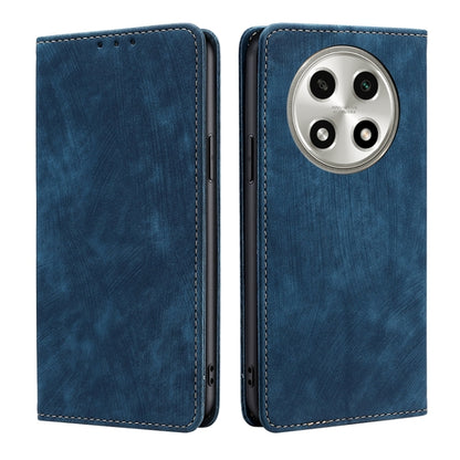RFID Anti-theft Brush Magnetic Leather Phone Case, For OPPO A2 Pro 5G, For OPPO A58 4G, For OPPO Reno10 5G / Reno10 Pro 5G Global, For OPPO A78 4G