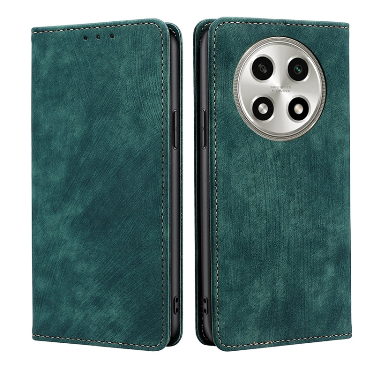 RFID Anti-theft Brush Magnetic Leather Phone Case, For OPPO A2 Pro 5G, For OPPO A58 4G, For OPPO Reno10 5G / Reno10 Pro 5G Global, For OPPO A78 4G