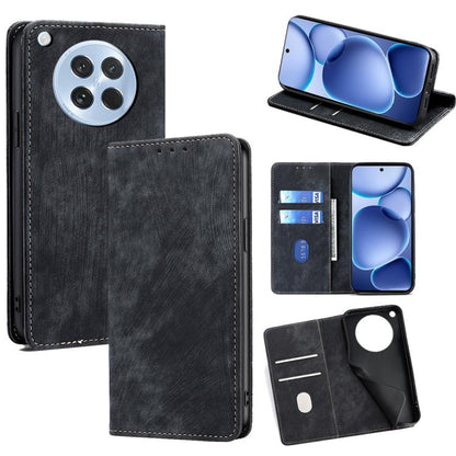 RFID Anti-theft Brush Magnetic Leather Phone Case, For OPPO A5 5G 2025 Global, For OPPO Find X8s+ 5G, For OPPO Find X8s 5G, For OPPO Find X8 Ultra 5G