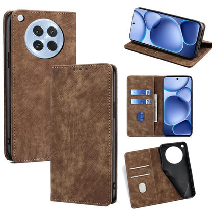 RFID Anti-theft Brush Magnetic Leather Phone Case, For OPPO A5 5G 2025 Global, For OPPO Find X8s+ 5G, For OPPO Find X8s 5G, For OPPO Find X8 Ultra 5G