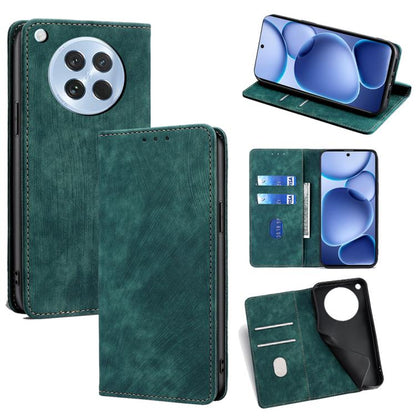 RFID Anti-theft Brush Magnetic Leather Phone Case, For OPPO A5 5G 2025 Global, For OPPO Find X8s+ 5G, For OPPO Find X8s 5G, For OPPO Find X8 Ultra 5G