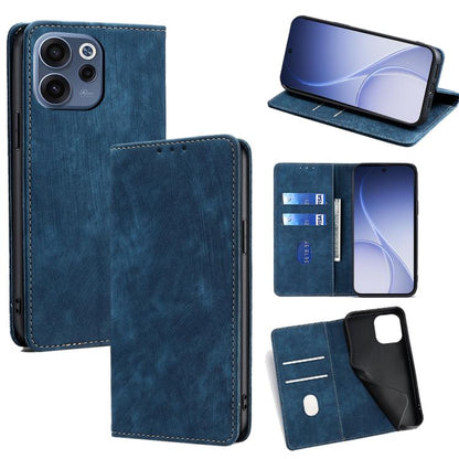 RFID Anti-theft Brush Magnetic Leather Phone Case, For OPPO Find X9s Pro 5G, For OPPO Find X9 Ultra 5G, For OPPO A6s 4G, For OPPO Reno15 F 5G