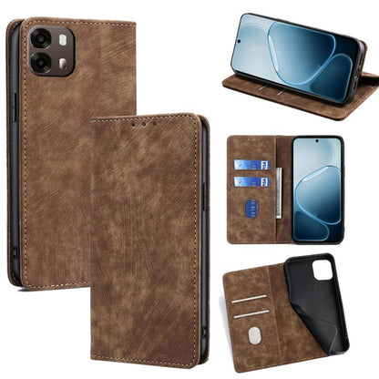 RFID Anti-theft Brush Magnetic Leather Phone Case, For OPPO Find X9s Pro 5G, For OPPO Find X9 Ultra 5G, For OPPO A6s 4G, For OPPO Reno15 F 5G