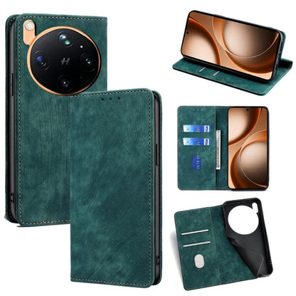 RFID Anti-theft Brush Magnetic Leather Phone Case, For OPPO Find X9s Pro 5G, For OPPO Find X9 Ultra 5G, For OPPO A6s 4G, For OPPO Reno15 F 5G