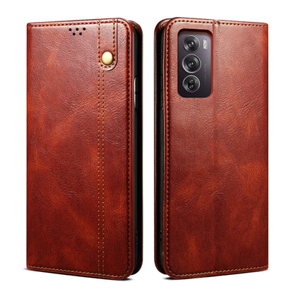 Oil Wax Crazy Horse Texture Leather Phone Case, For OPPO Find X8, For OPPO K12x 5G Global, For OPPO A3X 5G India, For OPPO Reno12 F 5G Global, For OPPO Reno12 Pro 5G Global, For OPPO Reno12 5G Global