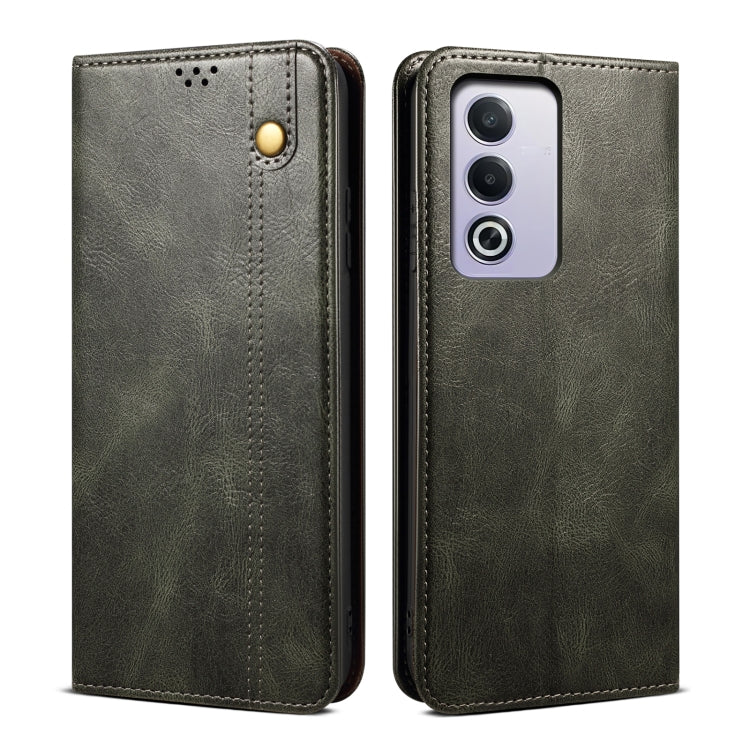 Oil Wax Crazy Horse Texture Leather Phone Case, For OPPO A60, For OPPO A3 Pro 5G, For OPPO A3 Pro 5G Global, For OPPO Reno11 F / F25 Pro, For OPPO Reno10 Global / Reno10 Pro Global, For OPPO Find X8 Pro