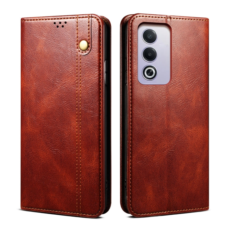 Oil Wax Crazy Horse Texture Leather Phone Case, For OPPO A60, For OPPO A3 Pro 5G, For OPPO A3 Pro 5G Global, For OPPO Reno11 F / F25 Pro, For OPPO Reno10 Global / Reno10 Pro Global, For OPPO Find X8 Pro