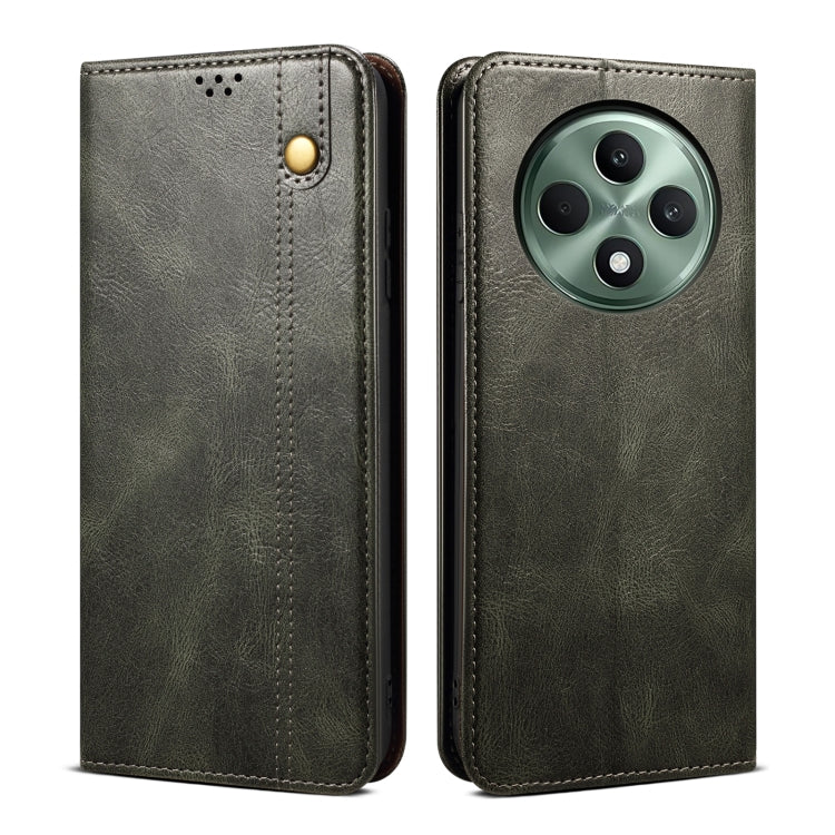 Oil Wax Crazy Horse Texture Leather Phone Case, For OPPO Find X8, For OPPO K12x 5G Global, For OPPO A3X 5G India, For OPPO Reno12 F 5G Global, For OPPO Reno12 Pro 5G Global, For OPPO Reno12 5G Global