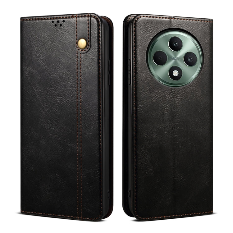 Oil Wax Crazy Horse Texture Leather Phone Case, For OPPO Find X8, For OPPO K12x 5G Global, For OPPO A3X 5G India, For OPPO Reno12 F 5G Global, For OPPO Reno12 Pro 5G Global, For OPPO Reno12 5G Global