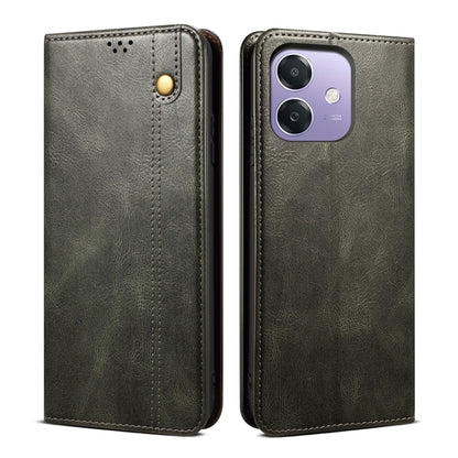 Oil Wax Crazy Horse Texture Leather Phone Case, For OPPO Find X8, For OPPO K12x 5G Global, For OPPO A3X 5G India, For OPPO Reno12 F 5G Global, For OPPO Reno12 Pro 5G Global, For OPPO Reno12 5G Global