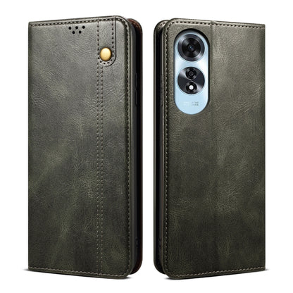 Oil Wax Crazy Horse Texture Leather Phone Case, For OPPO A60, For OPPO A3 Pro 5G, For OPPO A3 Pro 5G Global, For OPPO Reno11 F / F25 Pro, For OPPO Reno10 Global / Reno10 Pro Global, For OPPO Find X8 Pro