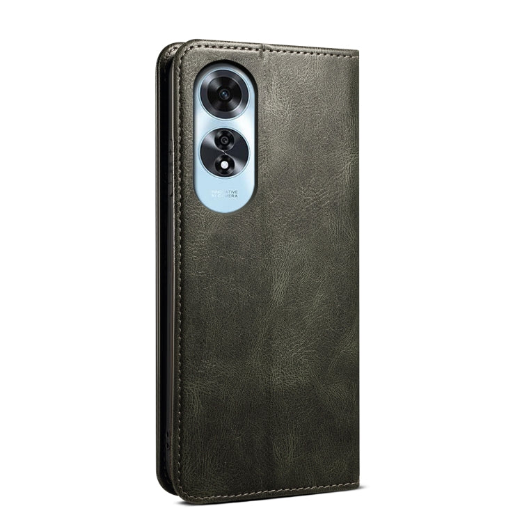 Oil Wax Crazy Horse Texture Leather Phone Case, For OPPO A60, For OPPO A3 Pro 5G, For OPPO A3 Pro 5G Global, For OPPO Reno11 F / F25 Pro, For OPPO Reno10 Global / Reno10 Pro Global, For OPPO Find X8 Pro