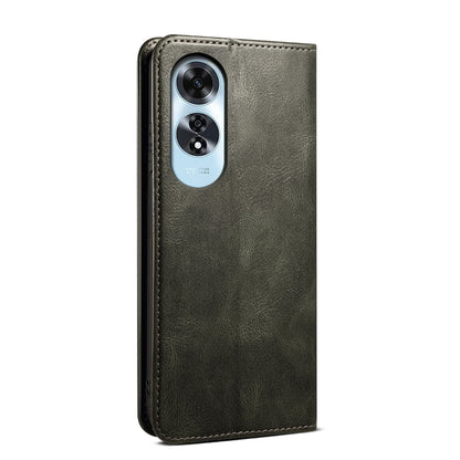 Oil Wax Crazy Horse Texture Leather Phone Case, For OPPO A60, For OPPO A3 Pro 5G, For OPPO A3 Pro 5G Global, For OPPO Reno11 F / F25 Pro, For OPPO Reno10 Global / Reno10 Pro Global, For OPPO Find X8 Pro