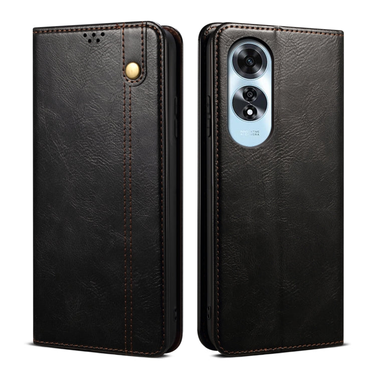 Oil Wax Crazy Horse Texture Leather Phone Case, For OPPO A60, For OPPO A3 Pro 5G, For OPPO A3 Pro 5G Global, For OPPO Reno11 F / F25 Pro, For OPPO Reno10 Global / Reno10 Pro Global, For OPPO Find X8 Pro