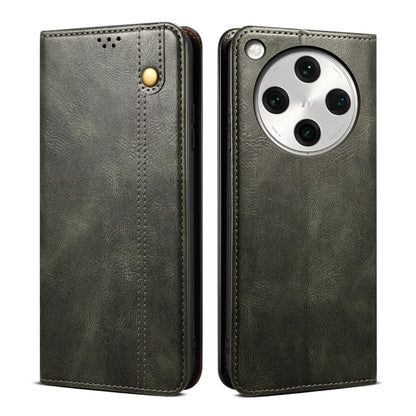 Oil Wax Crazy Horse Texture Leather Phone Case, For OPPO Find X8, For OPPO K12x 5G Global, For OPPO A3X 5G India, For OPPO Reno12 F 5G Global, For OPPO Reno12 Pro 5G Global, For OPPO Reno12 5G Global