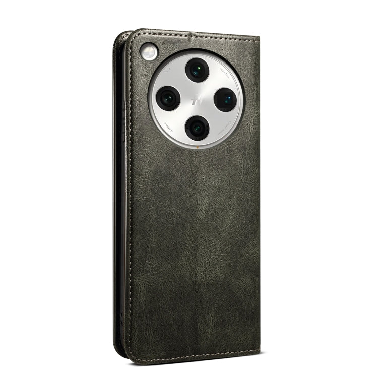 Oil Wax Crazy Horse Texture Leather Phone Case, For OPPO Find X8, For OPPO K12x 5G Global, For OPPO A3X 5G India, For OPPO Reno12 F 5G Global, For OPPO Reno12 Pro 5G Global, For OPPO Reno12 5G Global