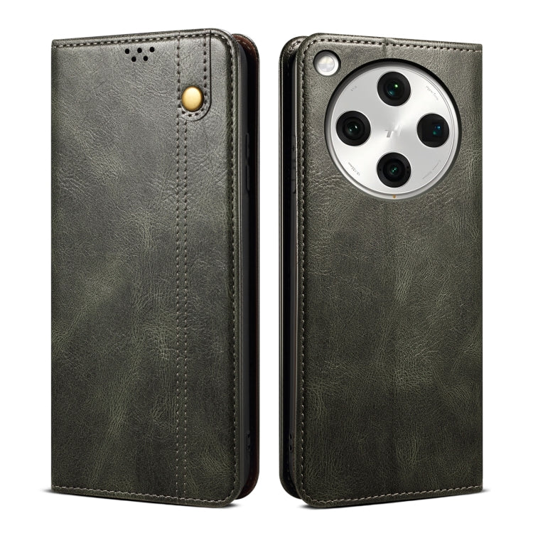 Oil Wax Crazy Horse Texture Leather Phone Case, For OPPO A60, For OPPO A3 Pro 5G, For OPPO A3 Pro 5G Global, For OPPO Reno11 F / F25 Pro, For OPPO Reno10 Global / Reno10 Pro Global, For OPPO Find X8 Pro