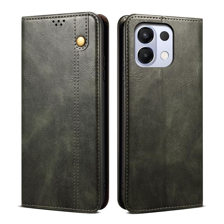 Oil Wax Crazy Horse Texture Leather Phone Case, For OPPO A5x 4G / 5G, For OPPO Reno14 Pro 5G Global, For OPPO Reno14 5G Global, For OPPO K13 5G India, For OPPO F29 5G Global, For OPPO A5 Pro Global