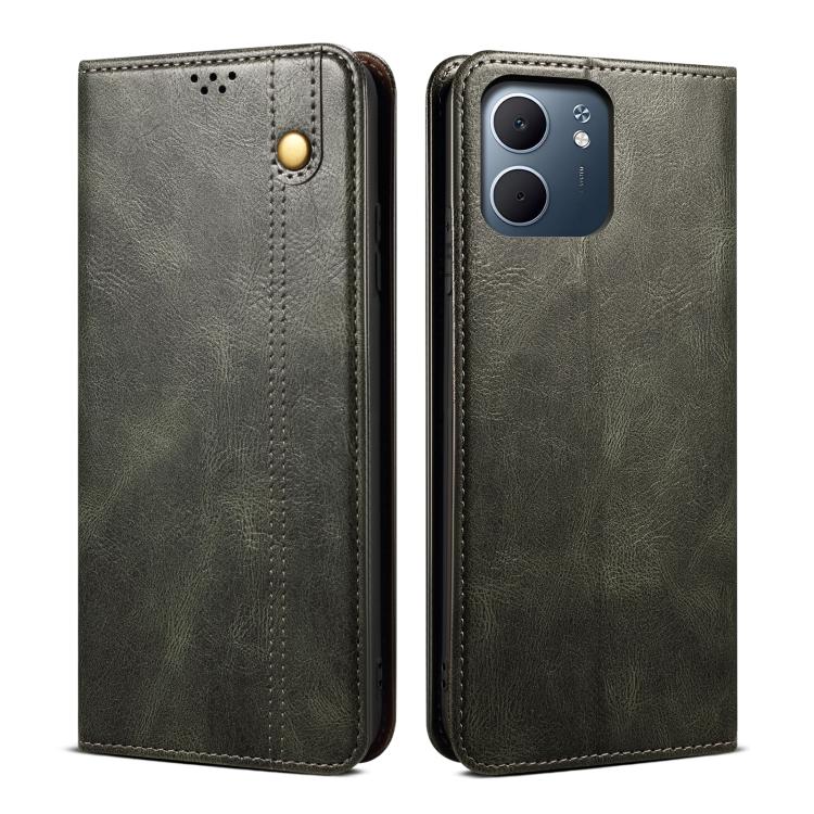Oil Wax Crazy Horse Texture Leather Phone Case, For OPPO A5x 4G / 5G, For OPPO Reno14 Pro 5G Global, For OPPO Reno14 5G Global, For OPPO K13 5G India, For OPPO F29 5G Global, For OPPO A5 Pro Global