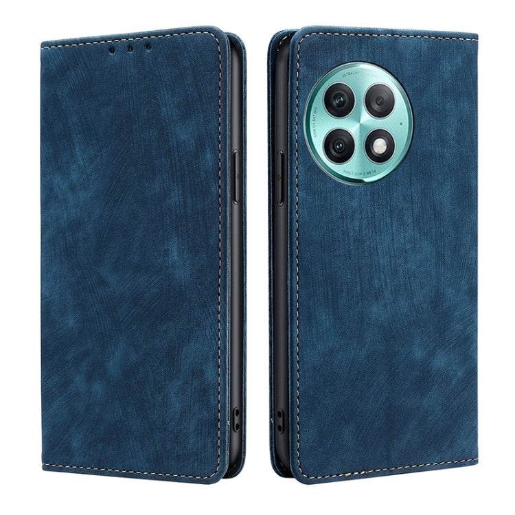 RFID Anti-theft Brush Magnetic Leather Phone Case, For OnePlus Nord CE 4 Lite 5G, For OnePlus Ace 3V 5G, For OnePlus Nord CE4, For OnePlus Ace 2 Pro