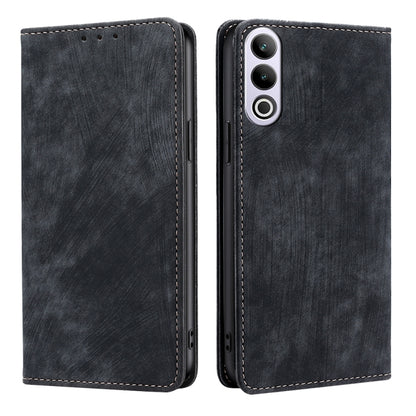 RFID Anti-theft Brush Magnetic Leather Phone Case, For OnePlus Nord CE 4 Lite 5G, For OnePlus Ace 3V 5G, For OnePlus Nord CE4, For OnePlus Ace 2 Pro