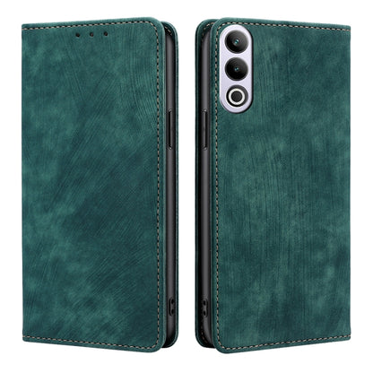 RFID Anti-theft Brush Magnetic Leather Phone Case, For OnePlus Nord CE 4 Lite 5G, For OnePlus Ace 3V 5G, For OnePlus Nord CE4, For OnePlus Ace 2 Pro